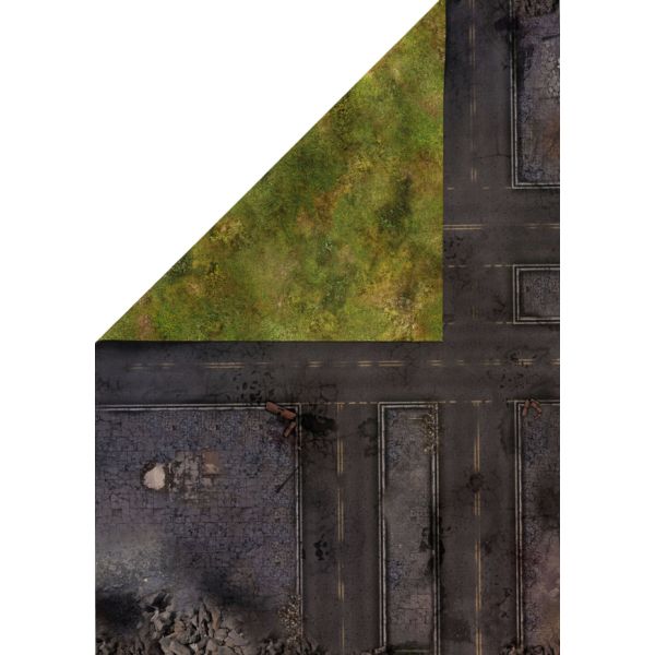 Ruined Streets 30”x22” / 76x56 cm - double-sided latex mat