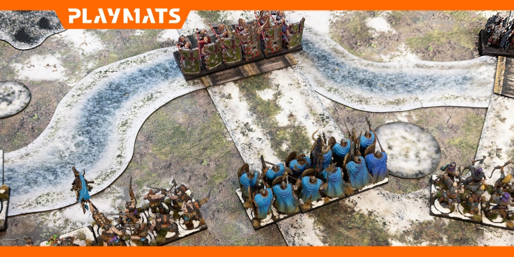 2D rivers, 2D roads, 2D bridges and other wargaming accessories for fantasy battle games - The 9th Age, ASoIaF, AoS, Warhammer 40K — Playmats.eu