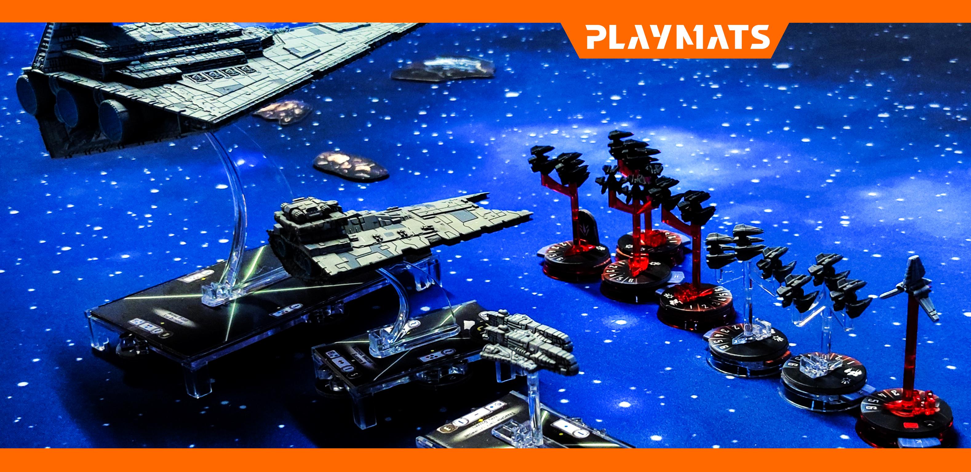 Premium Battle Mat for Game SW: Armada - Sci-Fi battlemat for Star Wars: X-Wing