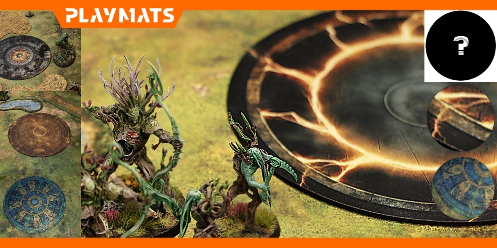 Custom rubber zones & objective markers for Warhammer: Age of Sigmar, Warhammer 40K — Playmats.eu